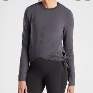Athleta NWT Side Tie Nirvana Sweatshirt, XS